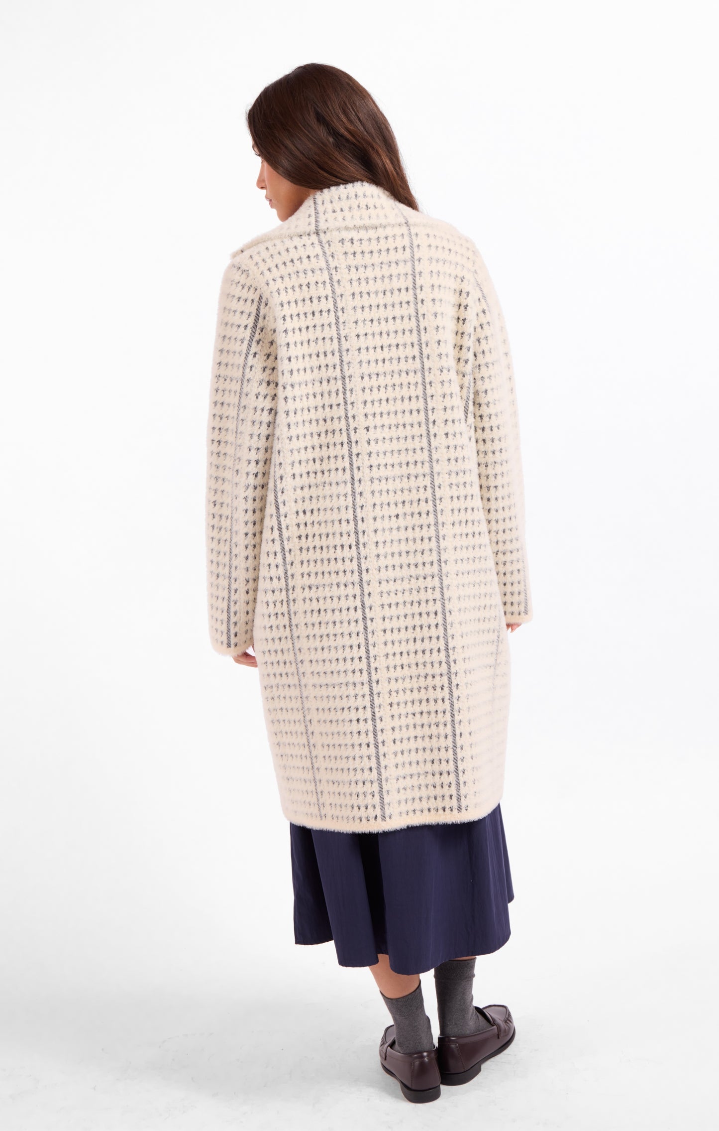 Marceau Houndstooth Coat