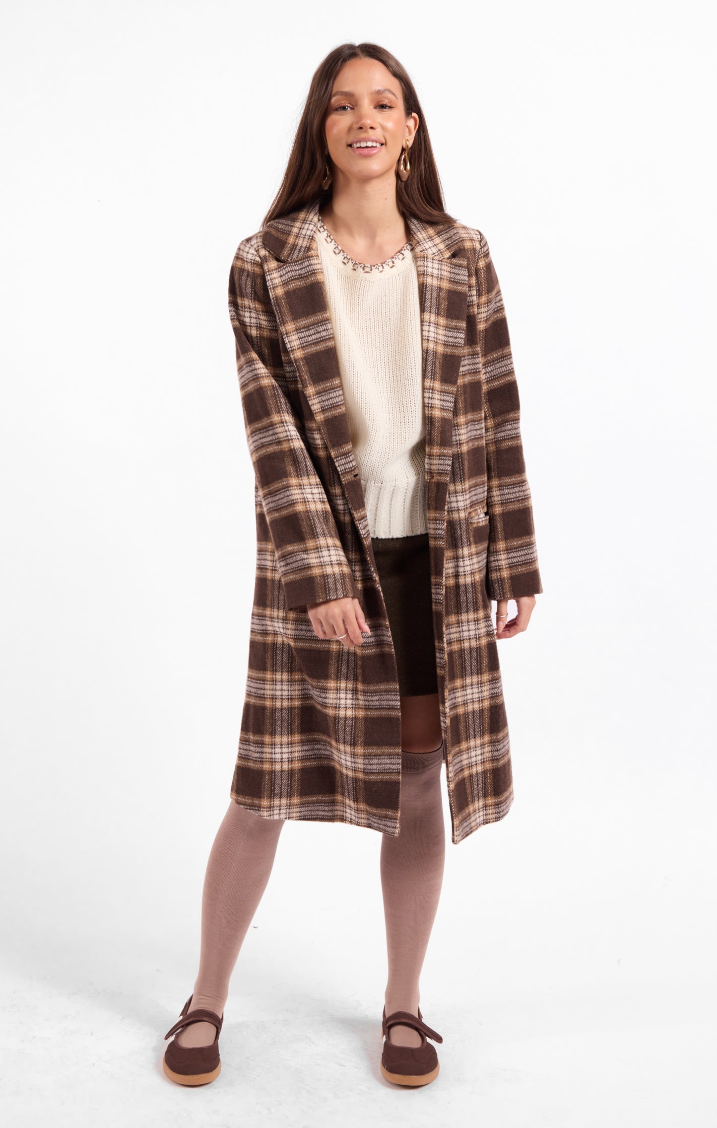 Columbia Plaid Coat