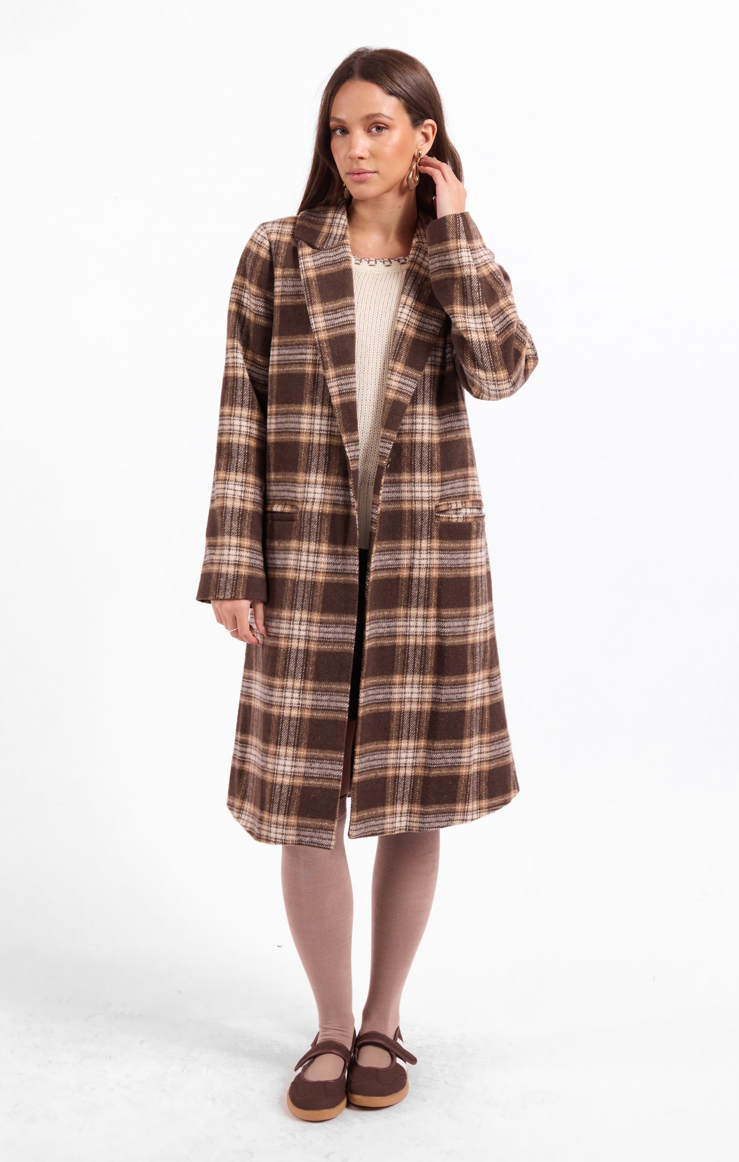 Columbia Plaid Coat