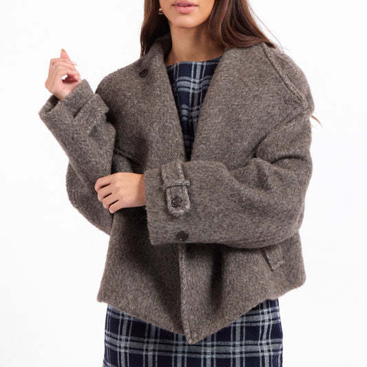 Boston Oversized Collar Jacket