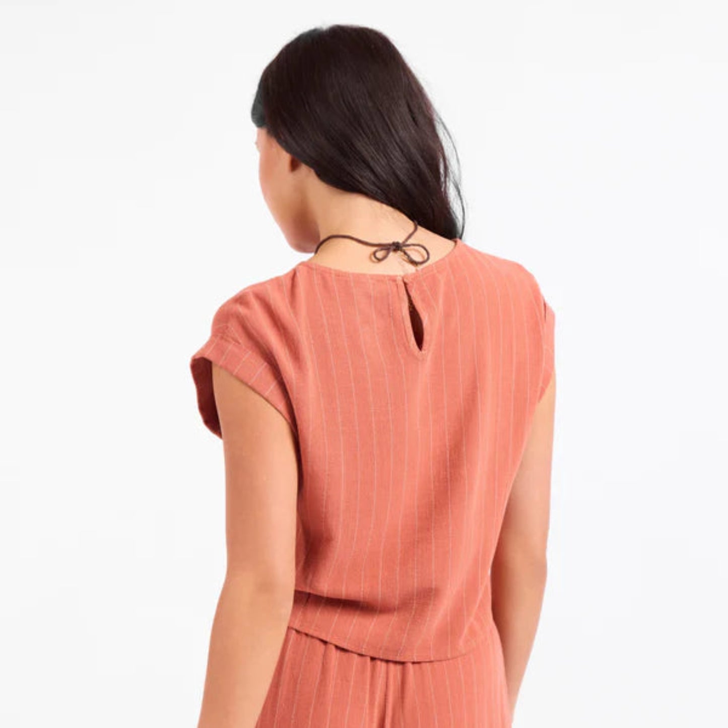 Sugarloaf Stripe Cuffed Top