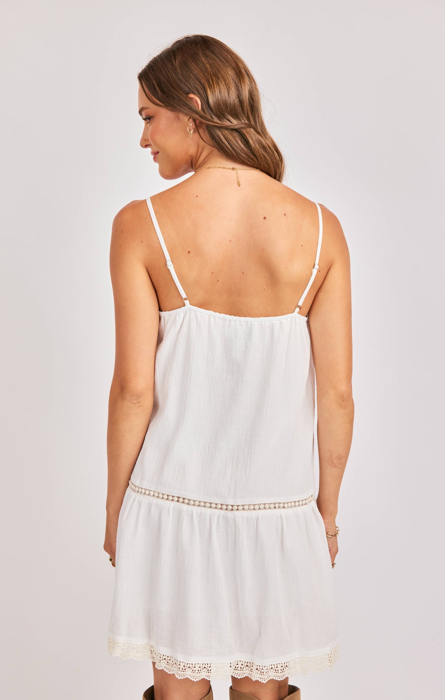 Rosabelle Pintuck Mini Dress