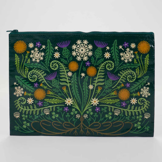 Wild Bloom Jumbo Zip Pouch