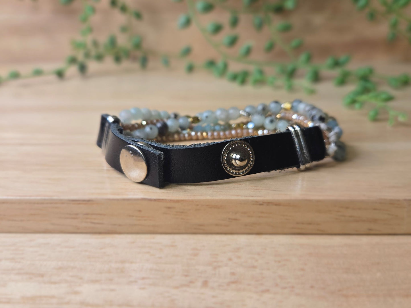 Azurite Five-Strand Bracelet