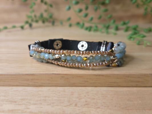 Azurite Five-Strand Bracelet