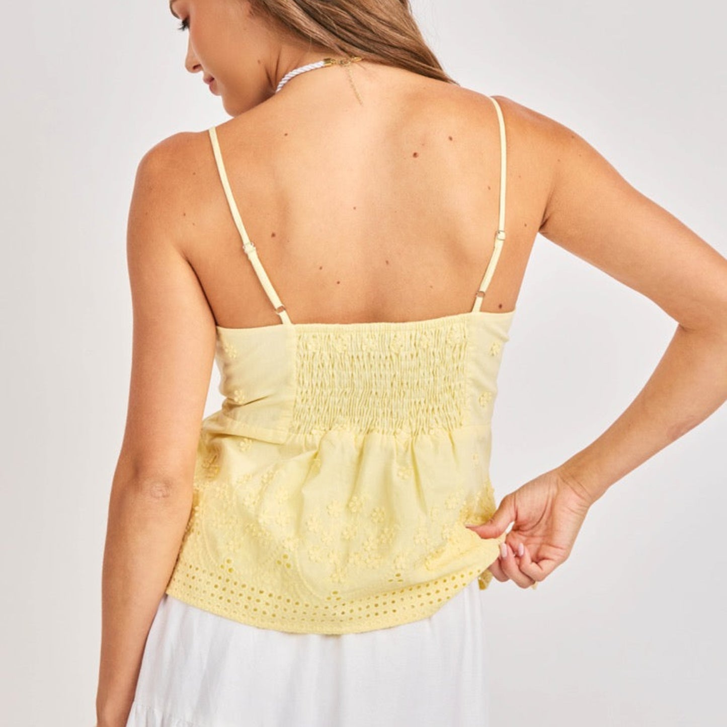 Beachglass Embroidered Tank